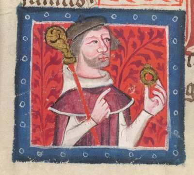 Cotton Nero D VII fol.87v Henri de Blois, du 