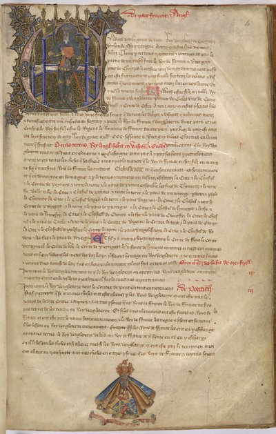 Initiale illuminée 