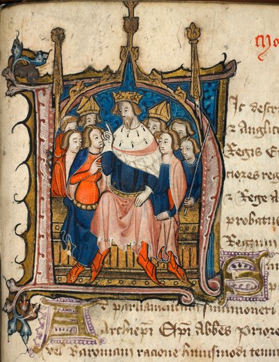 Initiale historiée 