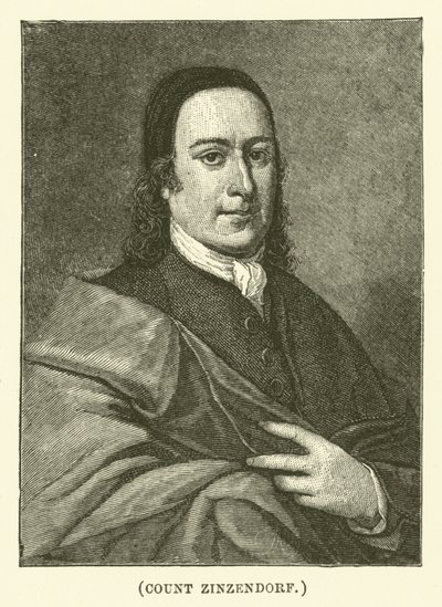 Comte Zinzendorf (gravure) - English School