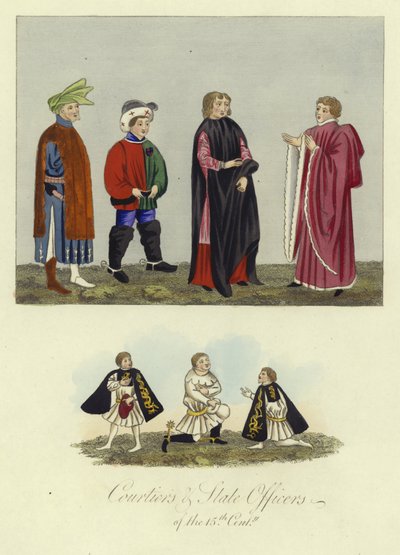 Courtisans et officiers d