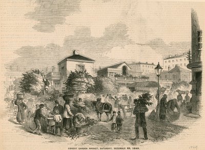 Marché de Covent Garden, 22 décembre 1849 - English School