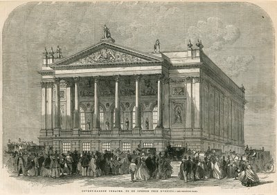 Théâtre de Covent Garden, Londres - ouverture ce soir - English School