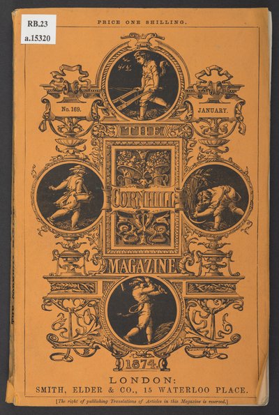 Couverture de The Cornhill Magazine, janvier 1874 - English School