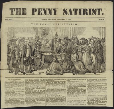Couverture de The Penny Satirist - English School