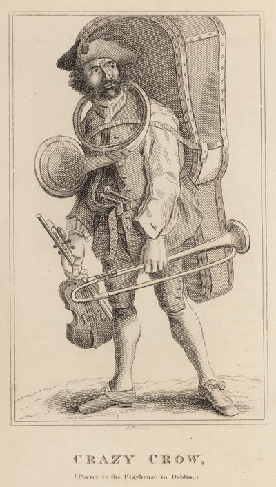 Crazy Crow, porteur au théâtre de Dublin - English School