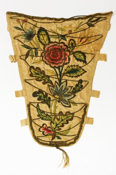 Stomacher crème brodé d