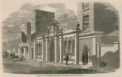 Usine de compteurs de gaz secs de Crolls, Kingsland Road, Londres - English School