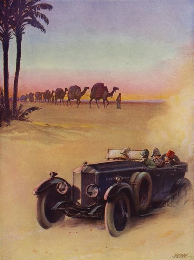 Traversée du désert en caravane de chameaux et en voiture - English School