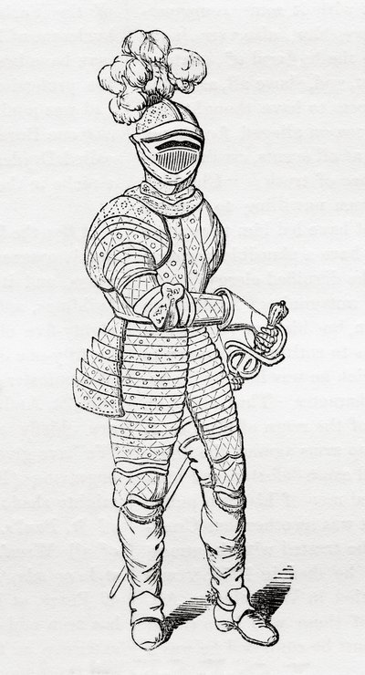 Un cuirassier - English School