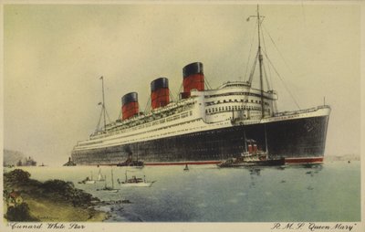 Paquebot RMS Queen Mary de la Cunard White Star Line - English School