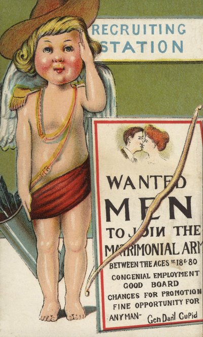 Cupidon en recruteur militaire - English School