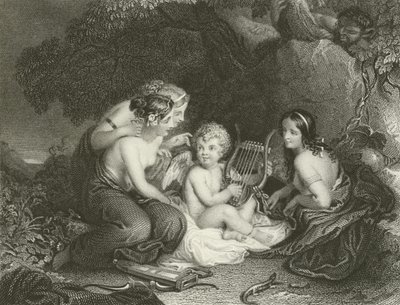 Cupidon enseigné par les grâces - English School