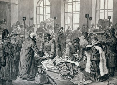 Douaniers examinant les bagages des passagers en provenance d