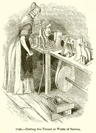 Découpe du filetage des vis - English School