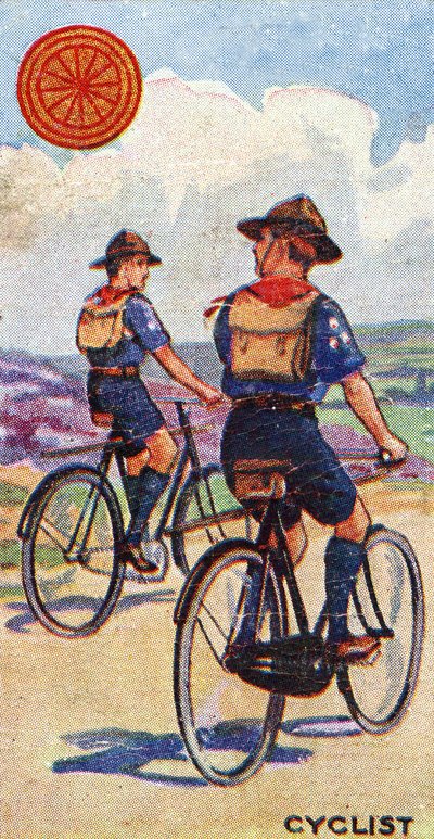Badge scout Cycliste, 1923 - English School