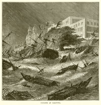 Cyclone à Calcutta - English School