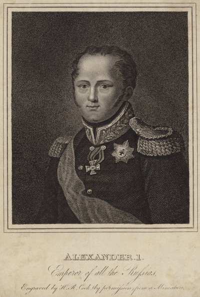 Tsar Alexandre Ier de Russie - English School