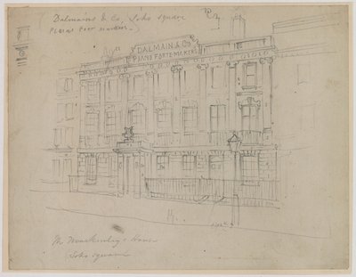 Fabricants de pianos DAlmains, Soho Square - English School