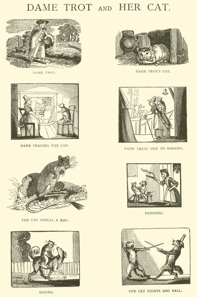 Dame Trot et son chat - English School