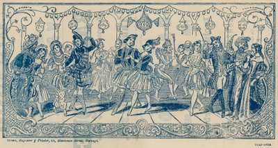 Danse aux jardins de Vauxhall, Londres - English School