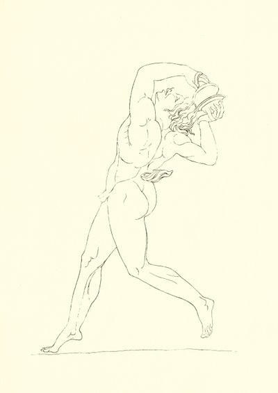 Figure masculine dansante - English School