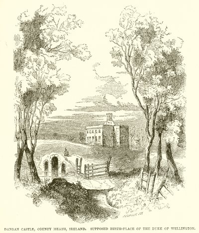 Château de Dangan, Comté de Meath, Irlande. Supposé lieu de naissance du duc de Wellington - English School