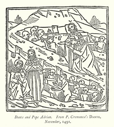 Dante et le pape Adrien, d
