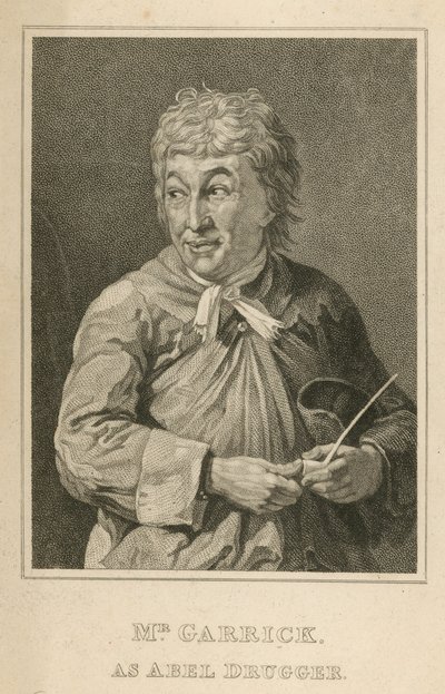 David Garrick, acteur, en Abel Drugger - English School