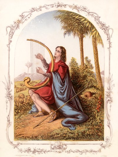 David jouant de la harpe - English School