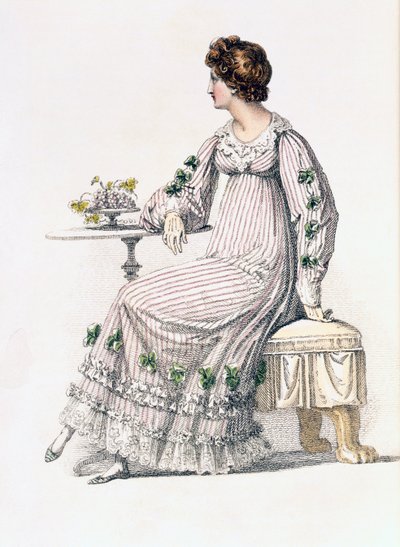 Robe de jour, planche de mode de Ackermann