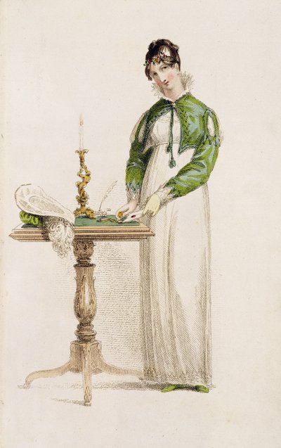 Robe de jour, planche de mode de Ackermann