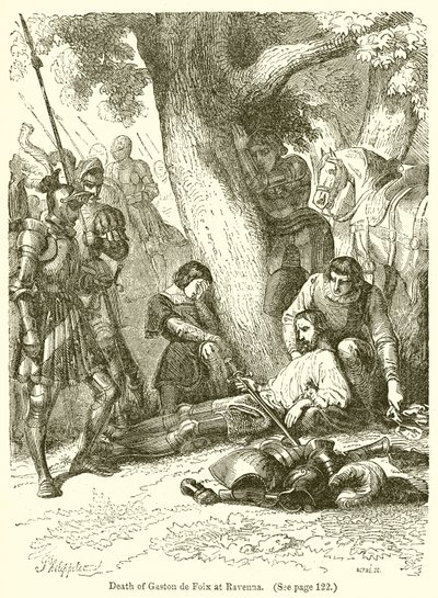 Mort de Gaston de Foix à Ravenne - English School