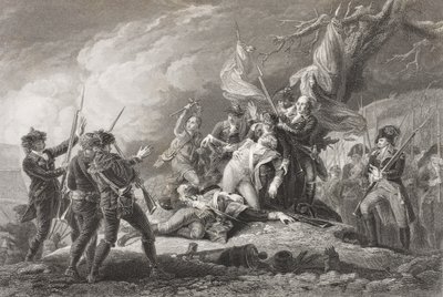 Mort du général Montgomery à la bataille de Québec, 1775, de 