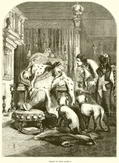 Mort du roi Jacques Ier - English School