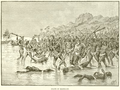 Mort de Magellan - English School