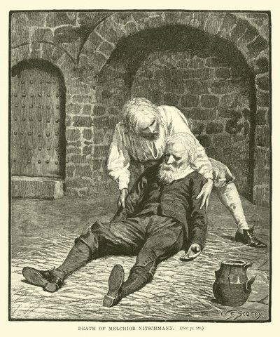 Mort de Melchior Nitschmann - English School