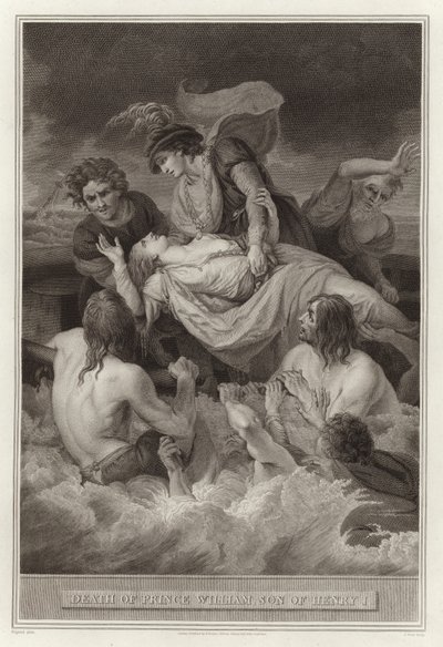 Mort du prince William, fils de Henri Ier - English School