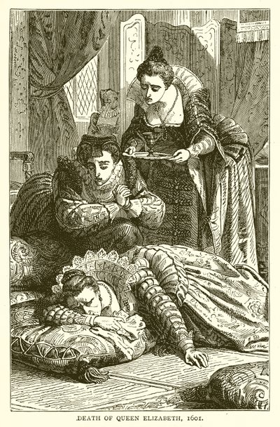 Mort de la Reine Élisabeth, 1601 - English School