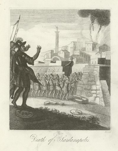 Mort de Sardanapale - English School