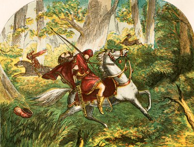 Mort de Guillaume le Roux - English School