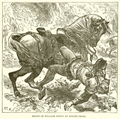 Mort de Guillaume le Roux à Stoney Cross - English School