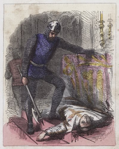 Mort de Becket - English School