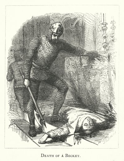 Mort de Becket - English School
