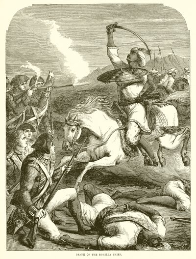 Mort du chef Rohilla - English School