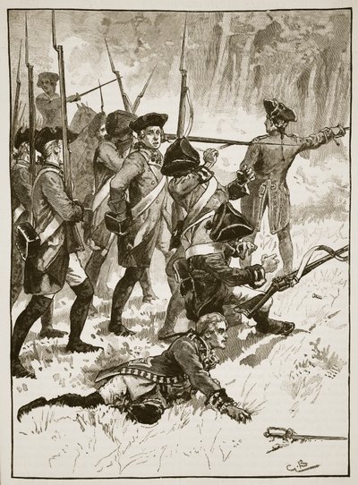 Défaite du général Braddock dans l