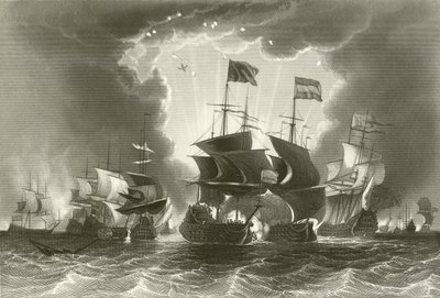 Défaite de la flotte hollandaise par l