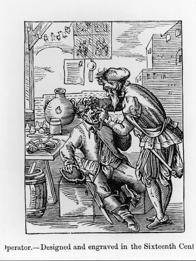 Opérateur dentaire, illustration de 