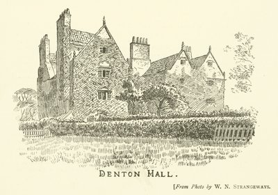 Denton Hall (gravure) - English School