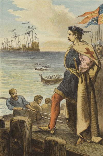 Départ de Richard Ier pour la Palestine - English School